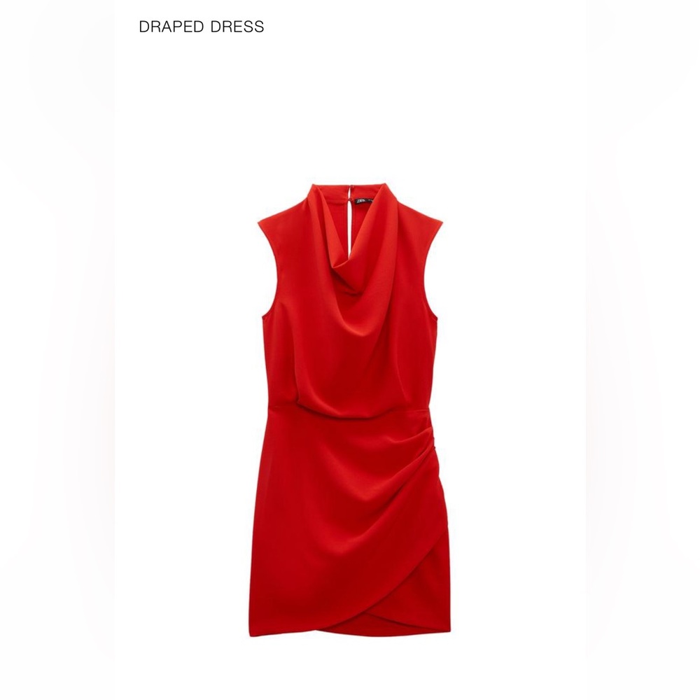 Red Zara NWT sleeveless dress